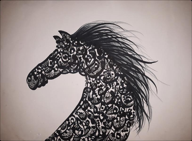 هنر خوشنویسی محفل خوشنویسی Armin sardari "رخش" فروخته شد
نقاشیخط روی مقوای ۵۰×۷۰