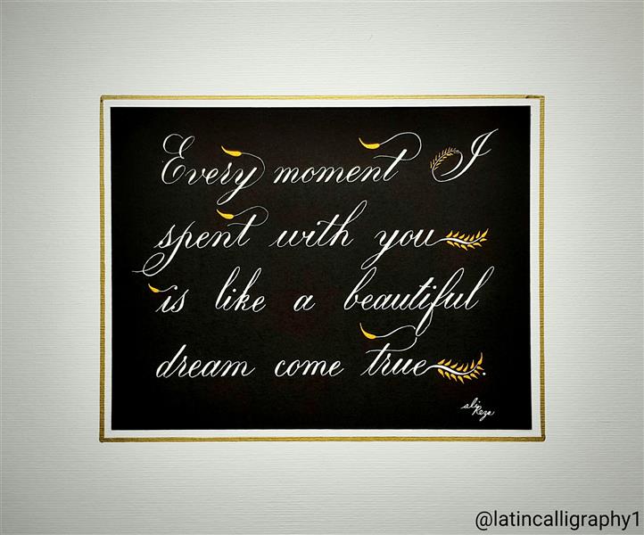 هنر خوشنویسی محفل خوشنویسی علیرضا دلاوری #copperplate #خوشنویسی #کاپرپلیت #کالیگرافی #خط #calligraphy