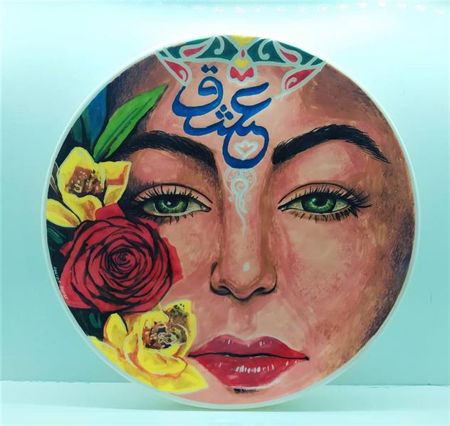 هنر سایر محفل سایر هنر ها بوژان رحیمی نقاشی لعابدار(زیر لعابی)_دمای پخت ۱۱۰۰ درجه