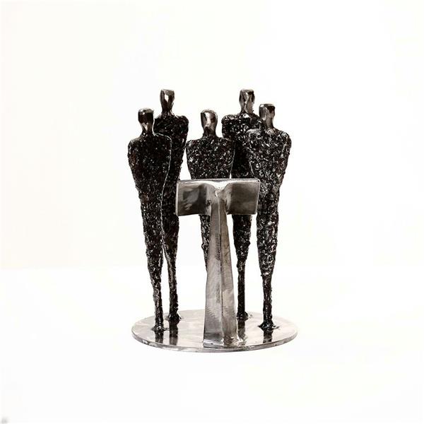 هنر سایر محفل سایر هنر ها شهاب صالحی shahabsalehi_art# متریال: فلز آهن
ارتفاع:27سانتی متر
کاملا دستساز