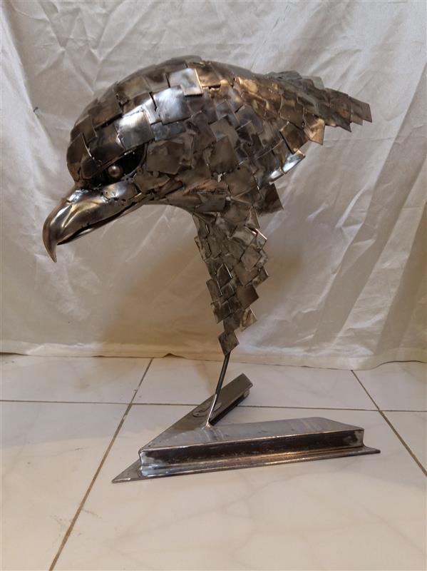 هنر سایر محفل سایر هنر ها فاتح ابطحی عقاب
در فروردین 1401 به اتمام رسیده
4.2 کیلوگرم وزن داره
منقار تو پر تراش خورده
ورق 1 میلیمتری
#مجسمه #فلزی #استیل #آهنی #فلز #حیوانات #آبکاری #جوشکاری #پرنده