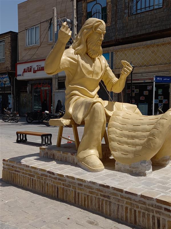 هنر سایر محفل سایر هنر ها محمدحسین خیرآبادی مجسمه پیرپالاندوز#خیرآبادی#آموزشگاه هنرهای تجسمی کمال الملک#