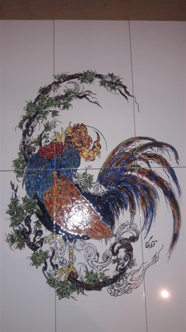 هنر سایر محفل سایر هنر ها آذر نگار خروس طلایی.۷۵در ۱متر