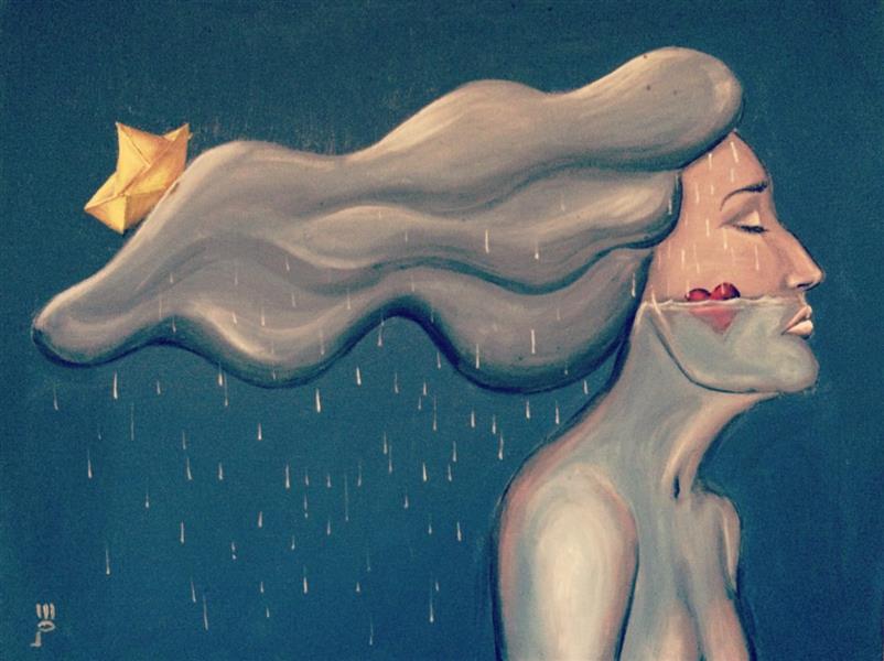 هنر نقاشی و گرافیک طرح گرافیکی عاشقانه Sahar khosravi عشق
پر شدن از احساس و آشوب است
گاهی راه نفس را میبندد گاه نسیمی در موهای زنی است
گاه موجی که کشتی هایمان را غرق میکند