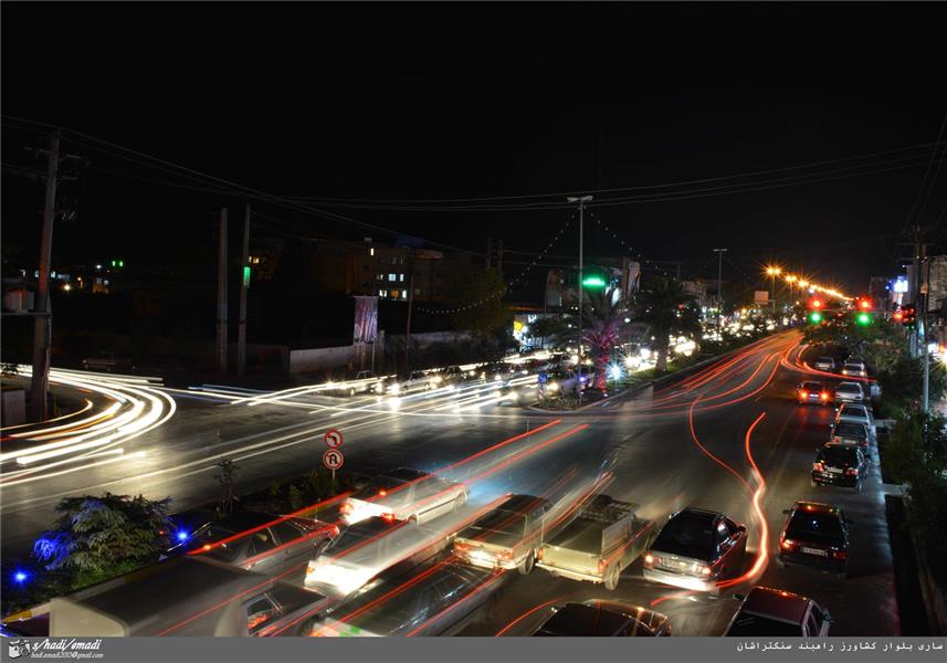 هنر عکاسی عکاسی در شب Seyed hadi emadi عکاسی نوردهی طولانی استان مازندران شهر ساری