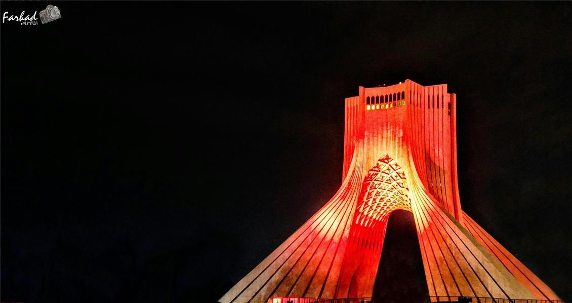 هنر عکاسی عکاسی در شب Farhad-alimirza برج آزادی