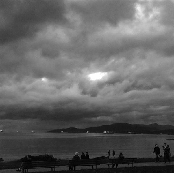 هنر عکاسی عکاسی در شب Mohammad shahidian English bay, Vancouver