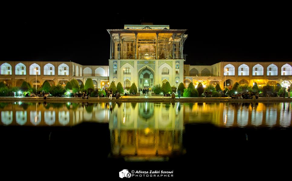 هنر عکاسی عکاسی لنداسکیپ منظره علیرضا ظهیری سروری ساختمان عالی قاپو اصفهان