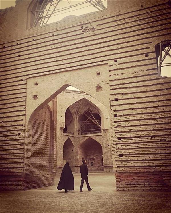 هنر عکاسی عکاسی فرهنگ ایرانی  ozil_r1 مسجد تاریخی مطلب خان خوی تنها مسجد روباز کشور