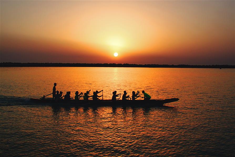 هنر عکاسی عکاسی سیلوئت یا ضد نور کوروش زنگویی #dragonboat #beach #silhouette