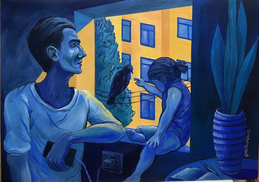 هنر نقاشی و گرافیک نقاشی پنجره علیرضا جباری #اکریلیک روی بوم
ابعاد : ۷۰*۵۰
از مجموعه تابستان سرد