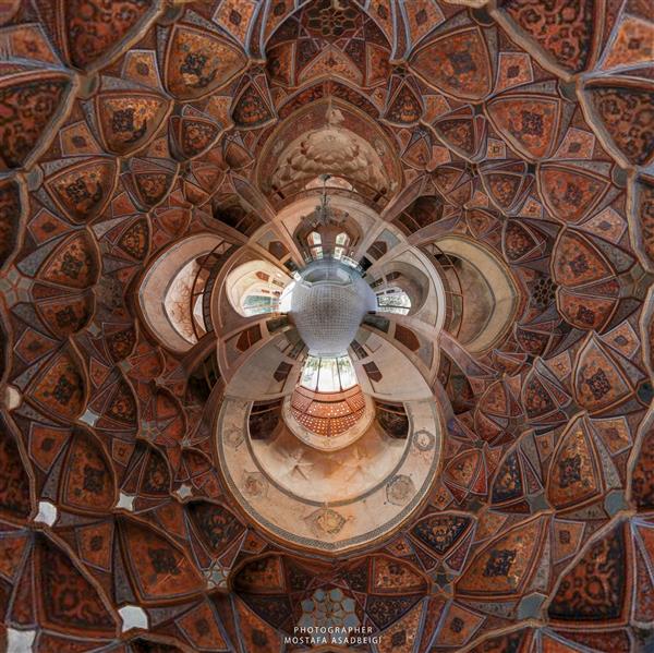 Photography Artwork by Mostafa Asadbeygi 360 degree photography of Isfahan ,Photo,Places,#F7923A,#FFC749,#438C97,#F1572C,Paper