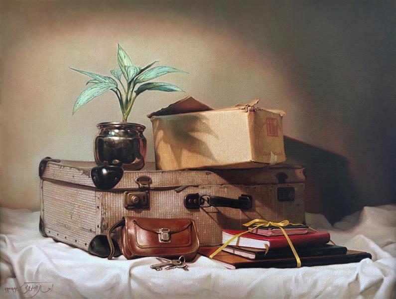 Ehsan Salavati 
Still life ( طبیعت بی جان ) Oil on canvas ( رنگ و روغن روی بوم ) 45*35 cm ( ٣٥*٤٥ سانتی متر ) 2018 ( ٢٠١۸ )
 #احسان_صلواتی #رنگ_روغن #ehsansalavati #oil_on_canvas 