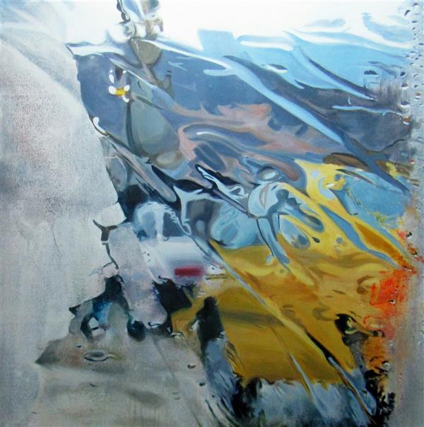 Painting Artwork by Mahdi Mehrara From the collection "It was raining" ,Paint,Acrylic,#D73127,#FBE854,#DFDFDF,#595A5B,Canvas,Men,Street,Umbrella
Rain,#DFDFDF,
Car,#FFF,#435EA9,#438C97,Expressionism