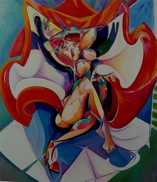 Hosein Esmaeili ,رنگ روغن 120*100cm