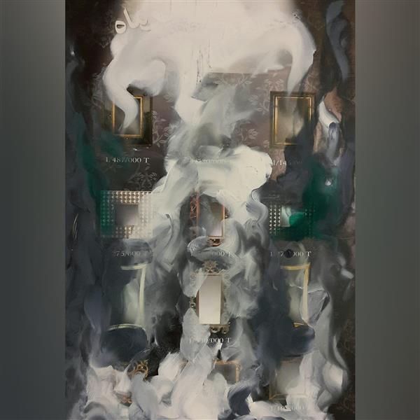Ali Darkhah رنگ روغن روی کاغذ گلاس
سال۱۳۹۰
آبستره
علی درخواه