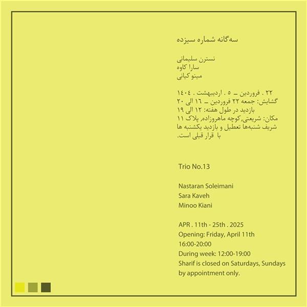 سه گانه شماره سیزده